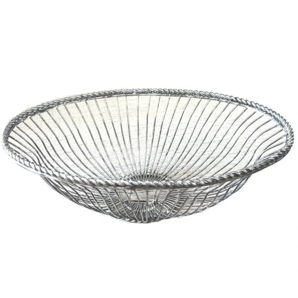 Antique Silver Wire Basket!